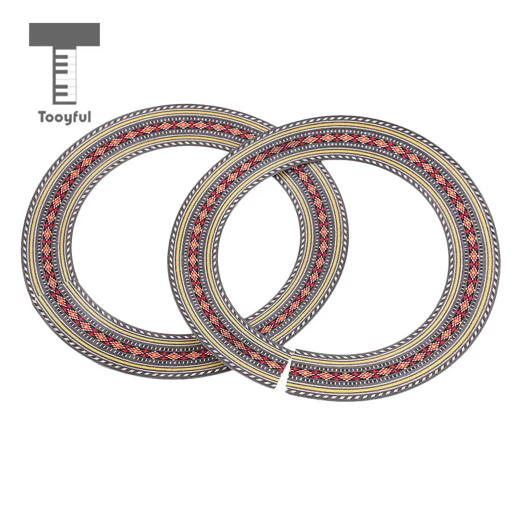 Tooyful 41'' Guitar Sound Hole Decal Soundhole Sticker Circle for Acoustic Guitar 3x