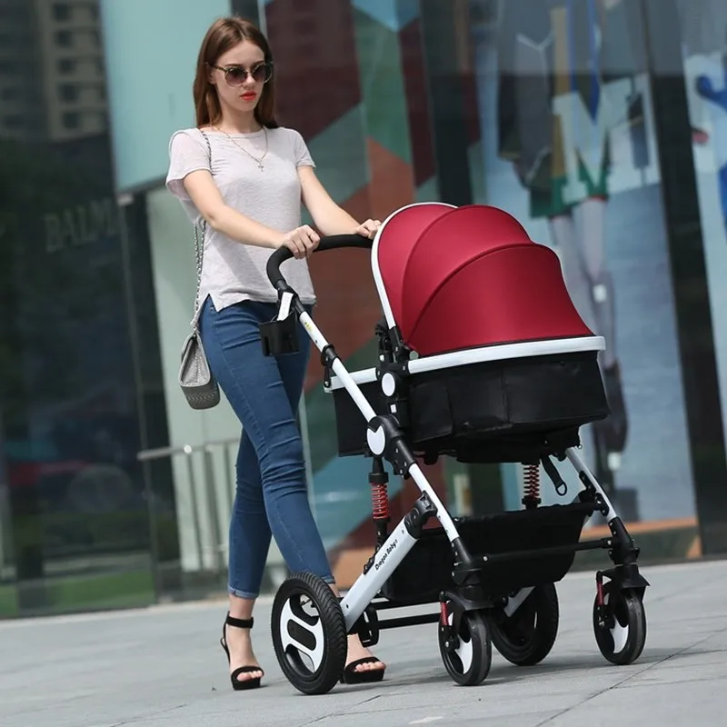

Dragon Baby baby stroller high landscape can sit and swing the shock absorber fold the newborn stroller four seasons universal