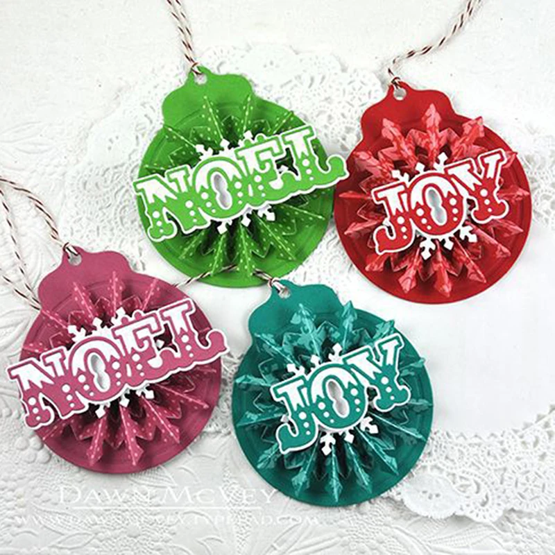 1PC noel/JOY Cutting Dies Scrapbooking Embossing Cardmaking Papercraft