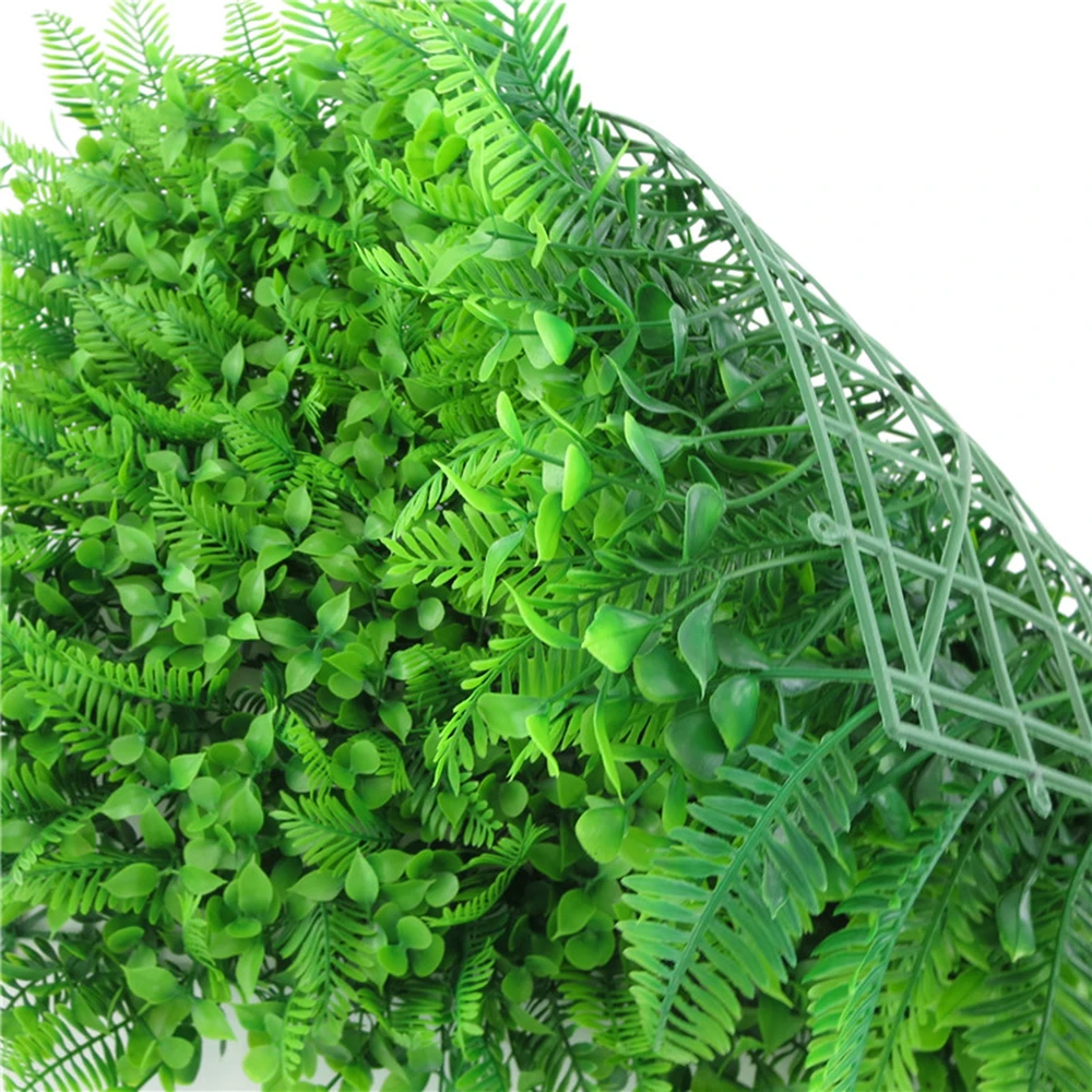 Hot Sales 40*60 cm Simulation Artificial Green Lawn Plastic For Wedding Hotel Background Home Garden Wall Decoration