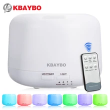 Remote Control 300ML Ultrasonic Air Aroma Humidifier With 7 Color Lights Electric Aromatherapy Essential Oil Aroma