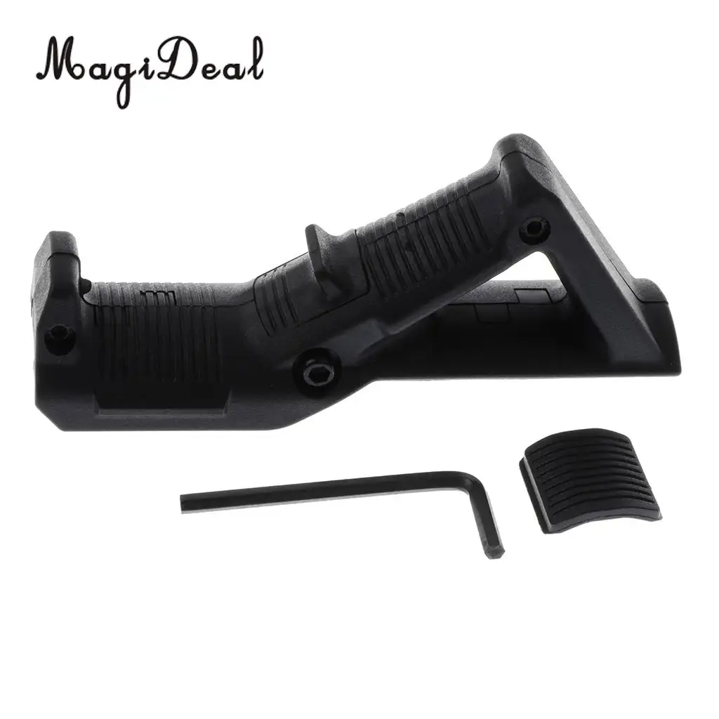 MagiDeal Vertical Front Grip Forward Foregrip For Picatinny Front Rail L Shape Black