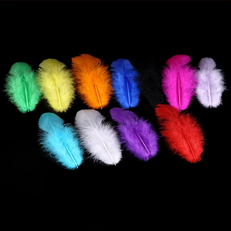 

100pcs Plumes 1-2 Inch 4-8 cm Pheasant Feather Mariage Plume Feathers For Carnival Halloween Christmas DIY Craft Decoration