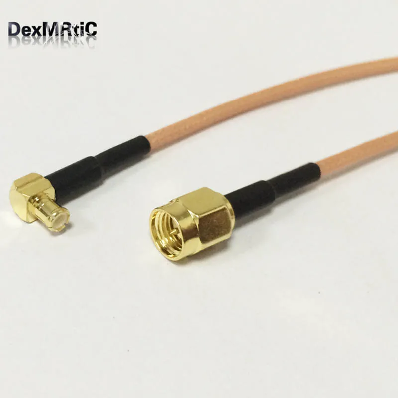 SMA Штекерный переключатель MCX прямой угол RF отрезок кабель адаптер RG316 по оптовой