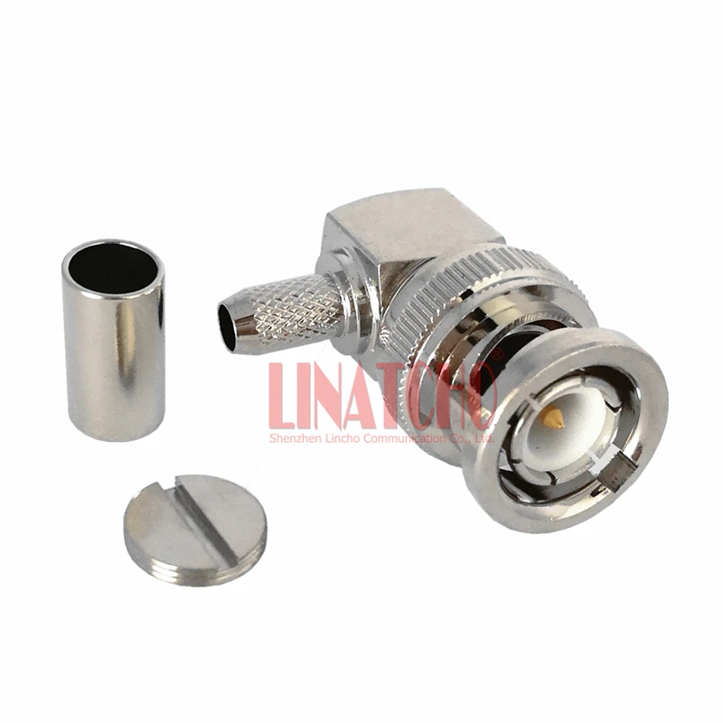 Bnc. Maschio A. Sma. Spina Maschile Rf. Coassiale RG174