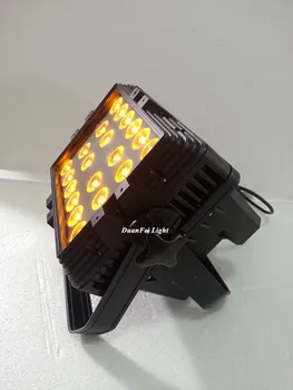 

10 pieces IP65 outdoor led wall washer flood light rgbwa uv dmx wall washer 20x18w wall washer light led projector
