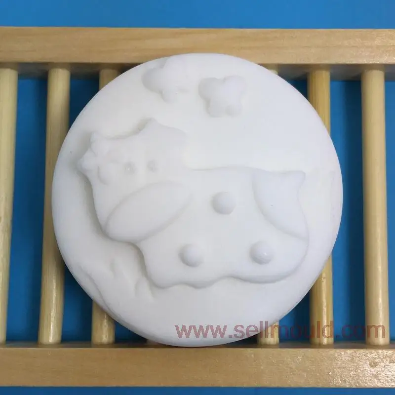 cow silicone soap mold round molds mould AU004in Cake Molds from Home