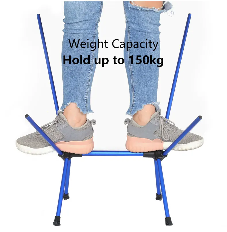 Сверхлегкий складной стул для путешествий сверхпрочный высокой нагрузки стул для кемпинга, отдых на открытом воздухе Портативный пляжный походный коврик рыболовные инструменты стул