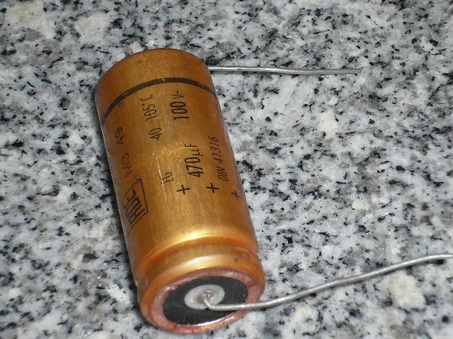 

[SA]ROE German Gold axial DIN 41316 series 470UF 100V good goods genuine authentic top--10pcs/lot