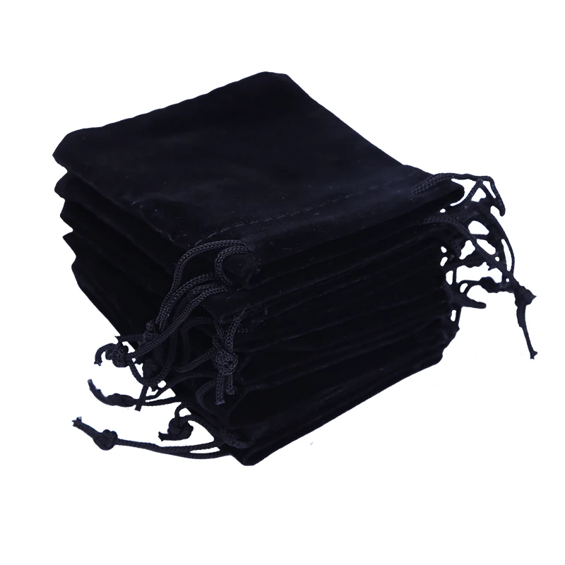 

Small Velvet Gift Bags 6x7cm Cheap Drawstring Jewelry Pouch Bag Wedding Candy Christmas Gift Packaging Pouches pochette bijoux