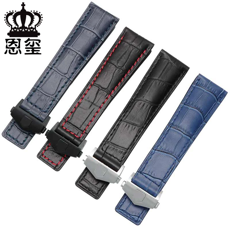 19mm 20mm Replacement Heuer strap TAG genuine leather Calera heritage 6