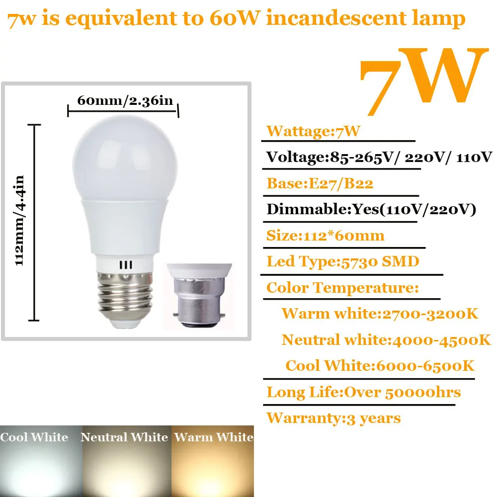 RP0407 LED Globel Bulb Light-K[S (23)