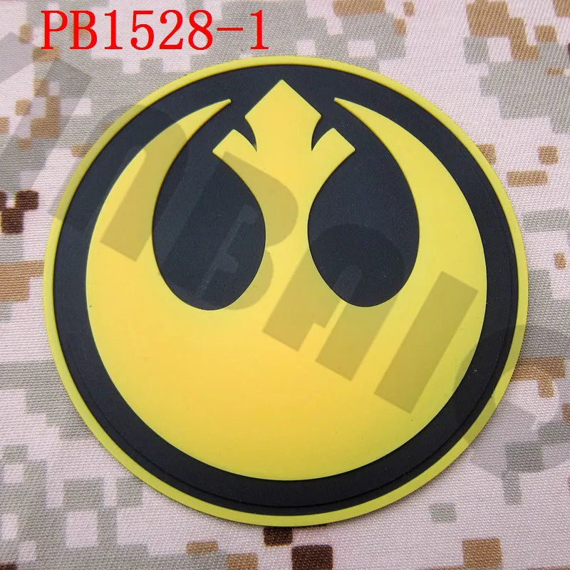 3D ПВХ патч Повстанческий Альянс тактический для поддержания боевого духа - Цвет: PB1528 Yellow