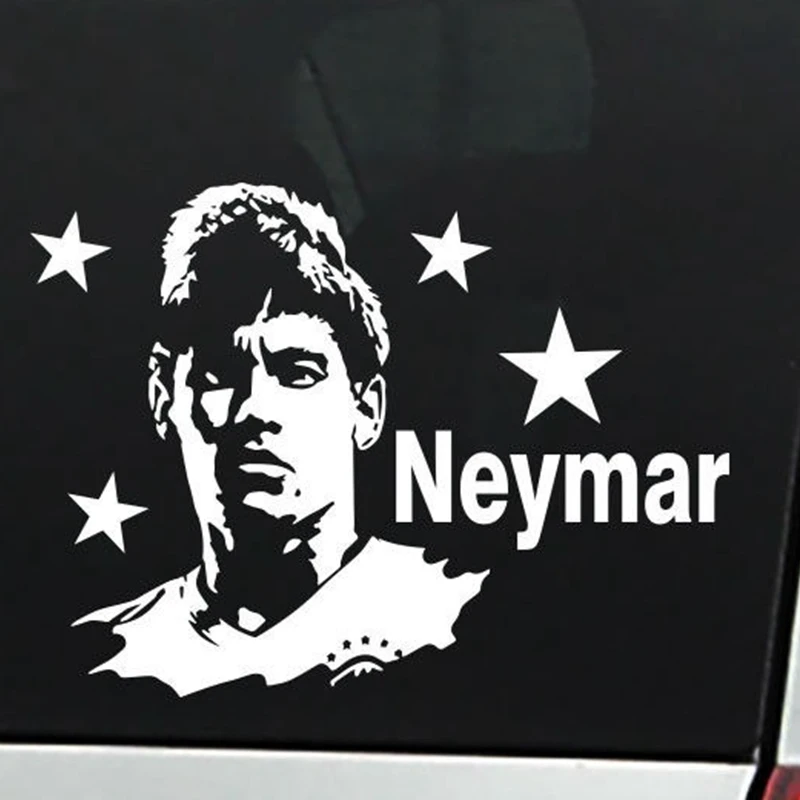 Neymar Football Player Sticker Sports Soccer Car Decal Helmets Kids Room Posters Vinyl Wall Decals Football Sticker