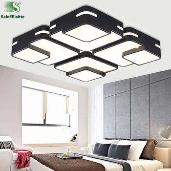 

Nordic Square Metal Dimmable Led Ceiling Light Lustre Acrylic Living Room Led Ceiling Lamp Bedroom Led Ceiling Lighting Lights