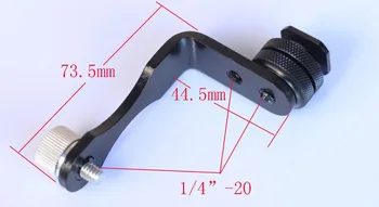 

L type full Metal hot shoe bracket for camera Tripod and Binocular and Minocular