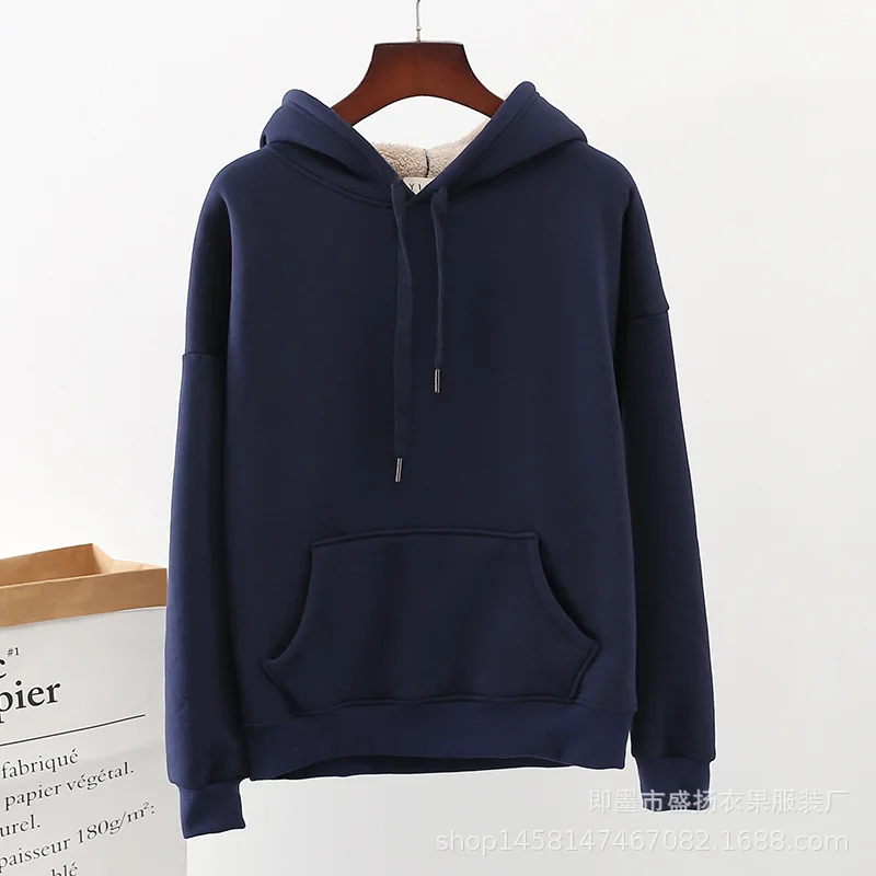 S-XXL bts Для женщин толстовки пуловеры зимние кашемировые теплая дутая куртка толстовка женская Для женщин s Верхняя одежда с капюшоном sudadera mujer - Цвет: Nevy