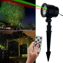 Водонепроницаемый лазерный свет небо звезды инфракрасные прожекторы премиум серии красный и зеленый с радиочастотным пультом дистанционного наружного прожектора