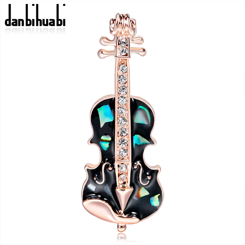 

danbihuabi Guitar Pin Brooch Vintage Badges for Clothes Enamel Pins and Brooches for Women Music Metal Brooch Badge Jewelry
