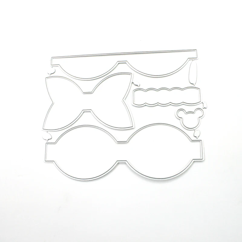 

Building a bow Bowknot Metal Cutting Dies Decorative Scrapbooking Steel Craft Die Cut Embossing Paper Cards Stencils
