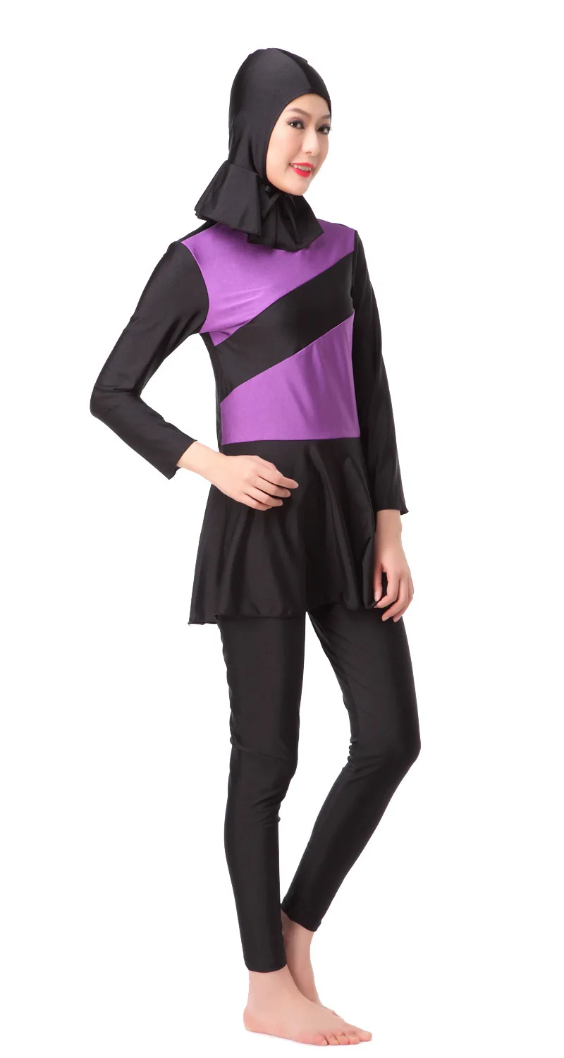 10PCS Muslim swimwear Islamic Swimsuit adult traditional clothing for