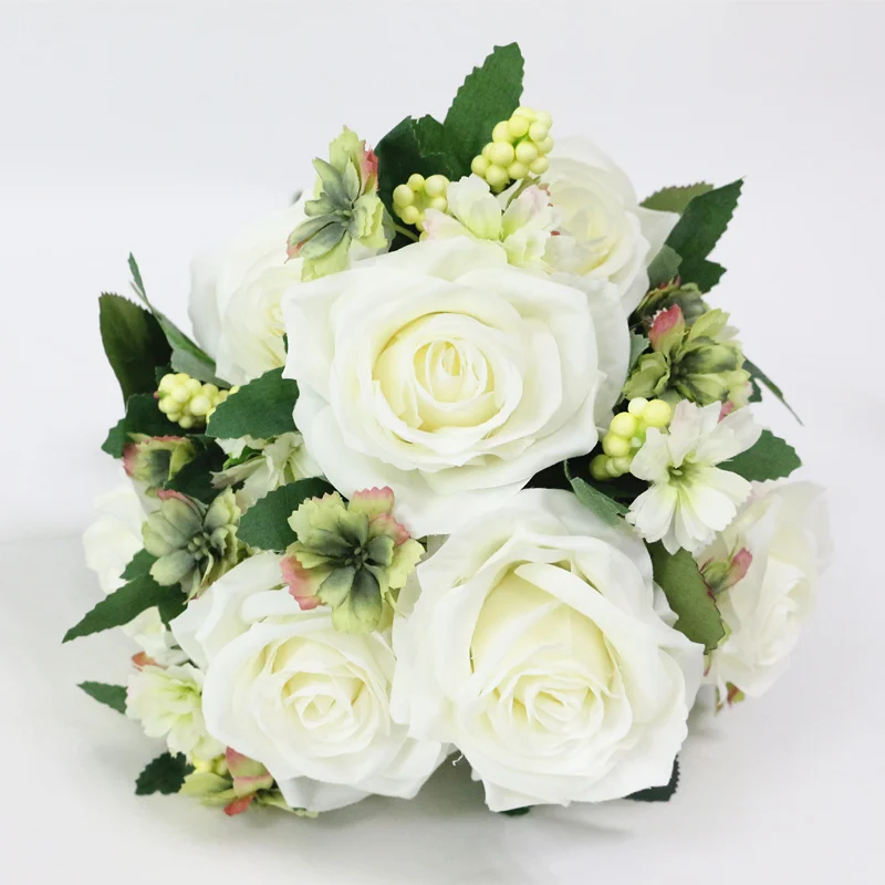 JAROWN Simulation European Small Chrysanthemum Artificial Silk Cosmos Flowers For Wedding Photography Decoration Home Decor (3)
