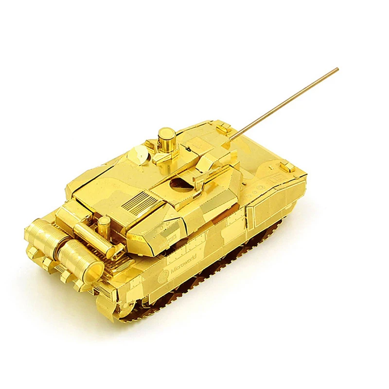 Leclerc основной боевой танк MBT модель DIY лазерная резка головоломка 3D нано