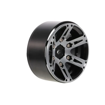 

4Pcs 1.9 Inch Accessories Beadlock Wear Resistant Wheel Rim Metal Simulation Tires Hub RC Crawler For TRX4 Axial SCX10 90046 D90