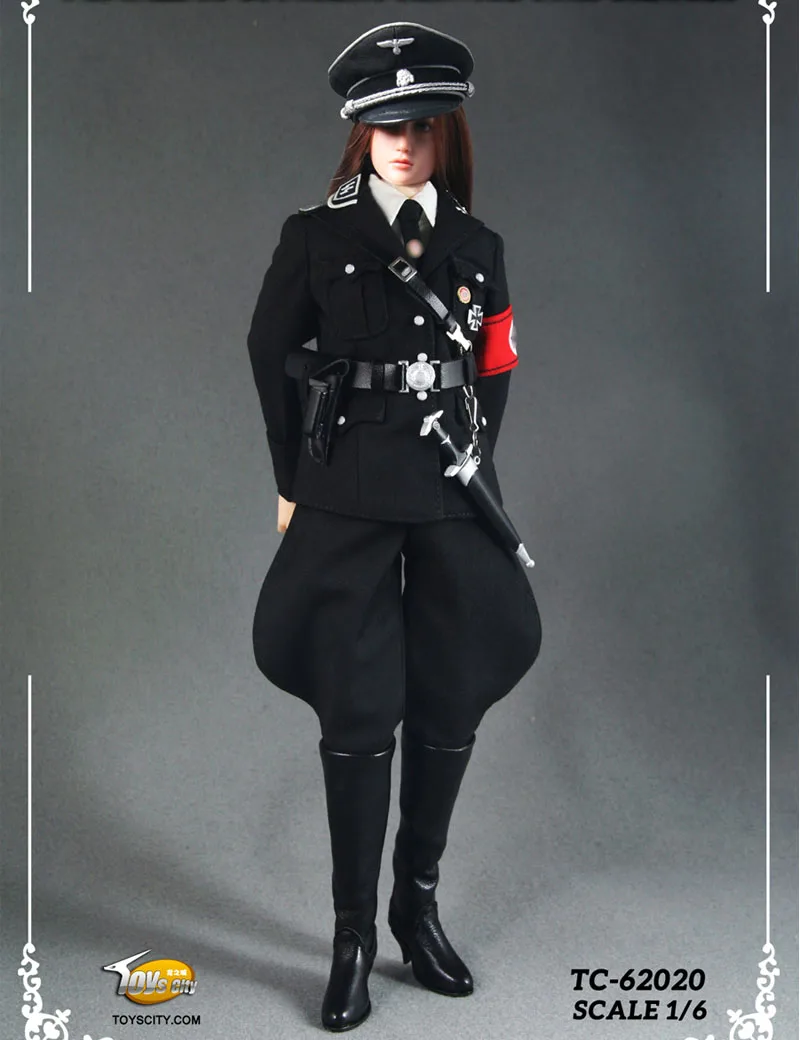 Toyscity 1 6 Action Figure Accessories Wwii Germany Female Ss Officer S Service Uniform Set Black Ver 12 Female Soldier Uniform Uniform Material Uniform Logouniform Vest Aliexpress [ 1040 x 800 Pixel ]