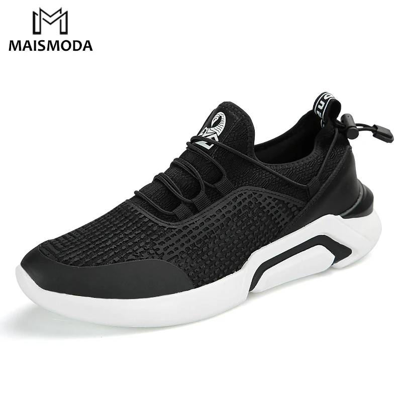 

MAISMODA 2018 Hot Sales Cheap Light Breathable Lace-up Men Shoes Male Casual Sneakers Shoes Plus Size