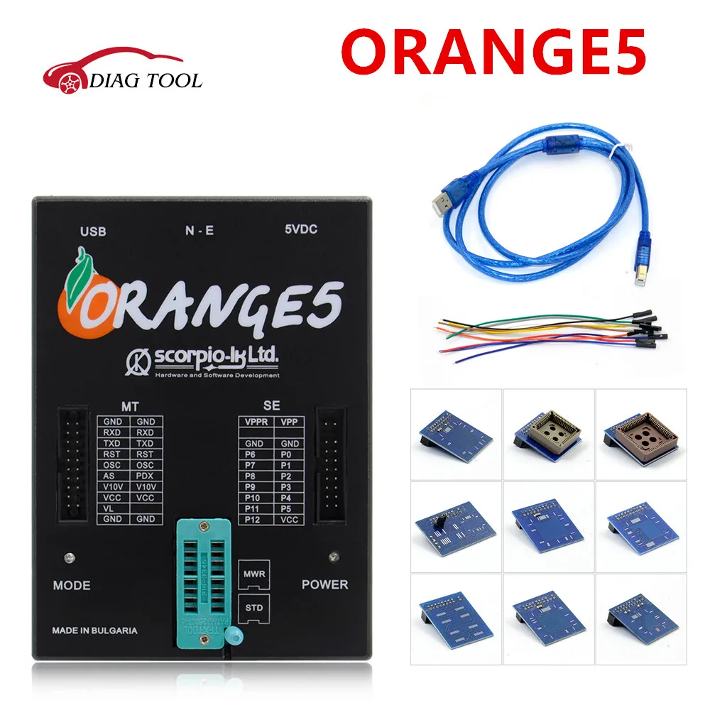 

Hot OEM Orange5 Programmer Orange 5 Programmer with Full Adapter and Software Free shipping