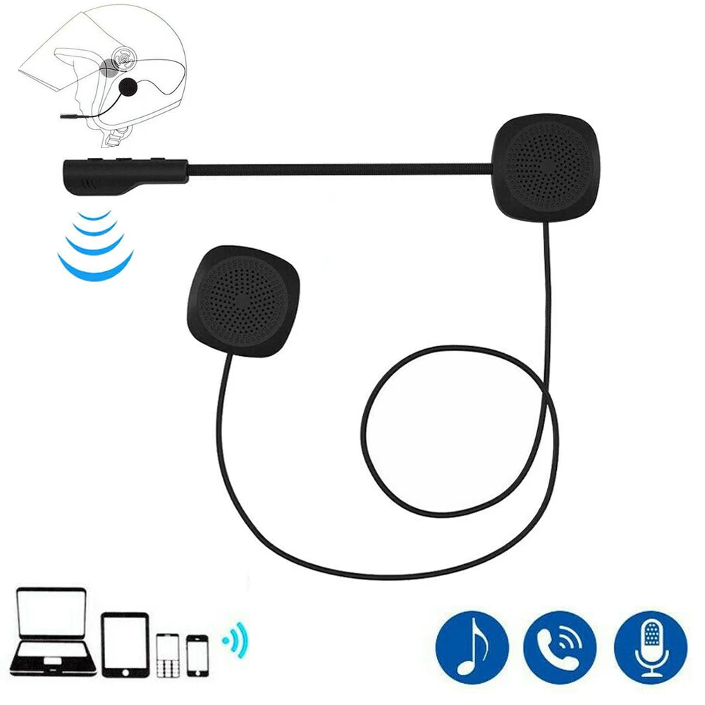 Helmet Headset Speaker Headphone for Bluetooth Motorcycle Intercom Interphone