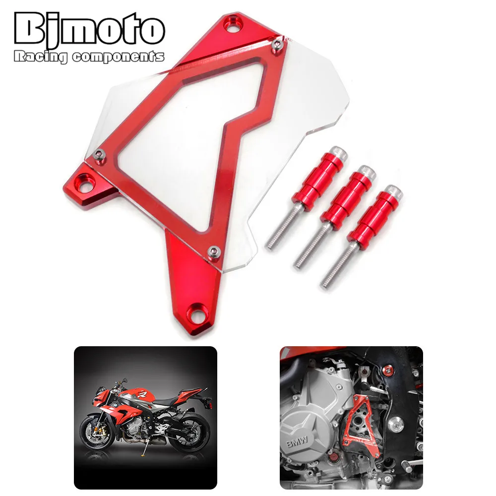 Bj moto CNC защита передней цепи двигателя защитная крышка для BMW S1000R S1000RR HP4 S1000XR rcycle