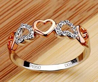 

Heart Promise Lovely DesignerBrilliant NSCD Lovely Diamond Ring Sterling Silver Jewelry Wedding Platinum Plated Semi Mounting