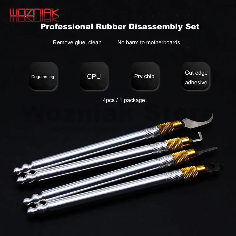 Wozniak X1015 Tool Knife for Rework of Mobile Maintenance Chip Edge scraping glue Shovel black Degumming Cleaning knife | Инструменты