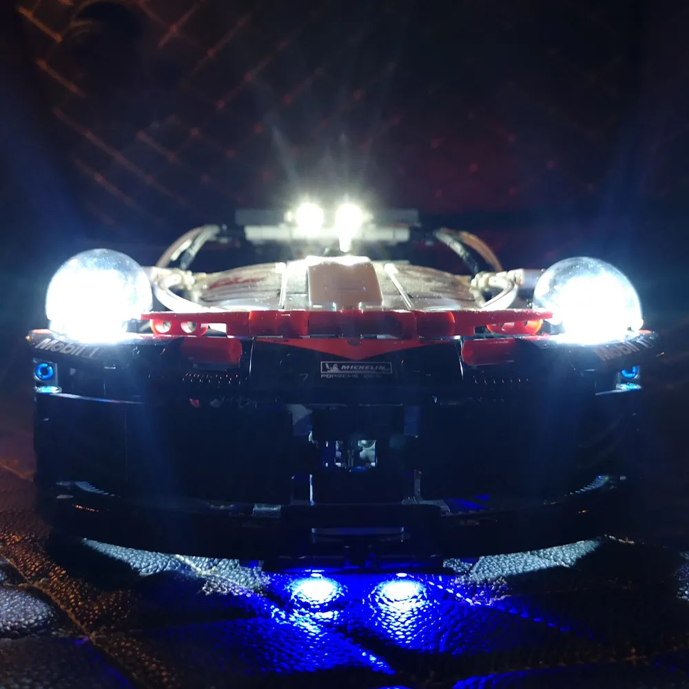Светодиодная подсветка для серии legp Technic 42096 белый набор супер гоночных