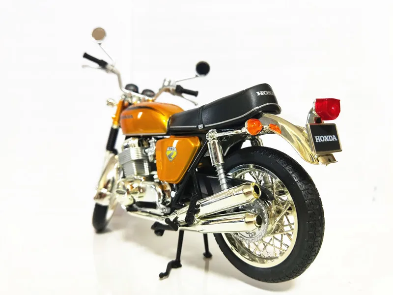 Новинка, литье под давлением, 1:12,, Honda 750, из печати, модель мотоцикла Cb750, имитационная игрушка из сплава