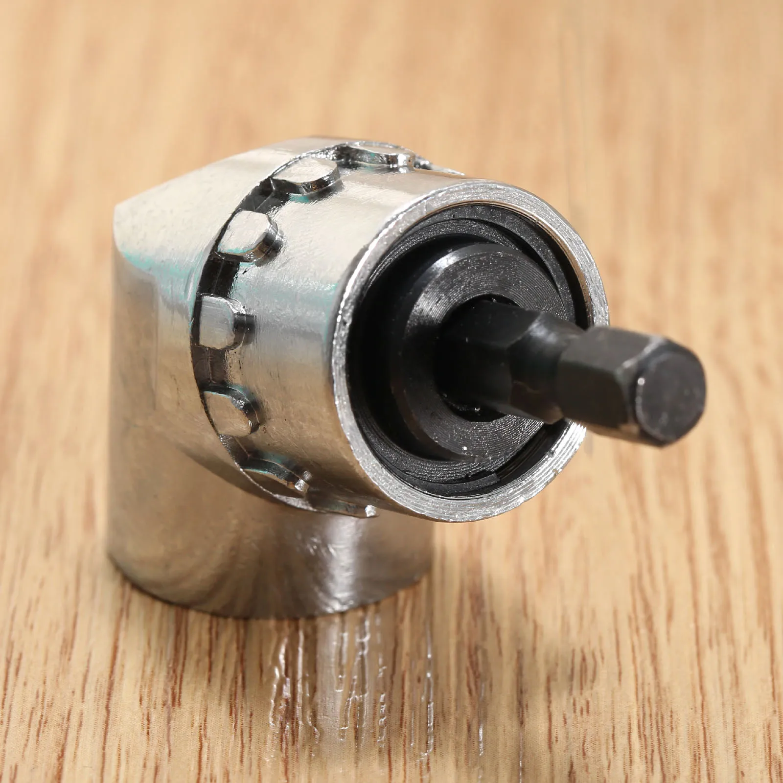

105 Degree 1/4" 6.35mm Adjustable Hex Bit Angle Driver Screwdriver Magnetic Bit Extension Screw Driver Socket Holder Adapter