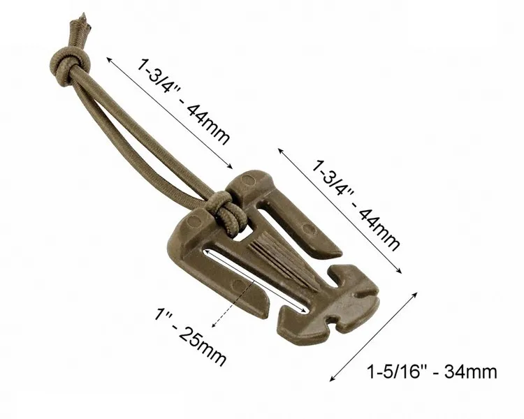 Прикрепите скошенную скобу карабин зажим Molle лямки Рюкзак Пряжка защелкивающийся замок Grimlock лагерь Поход горный подъем открытый