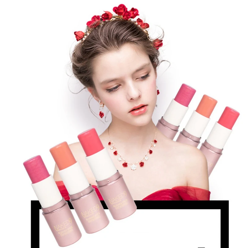 1PC Face Makeup Shimmer Blush Stick Highlighter Bronzer Contour Cream Cheek Blusher Cosmetics Brighten Make Up 1PC Face Makeup Shimmer Blush Stick Highlighter Bronzer Contour Cream Cheek Blusher Cosmetics Brighten Make Up