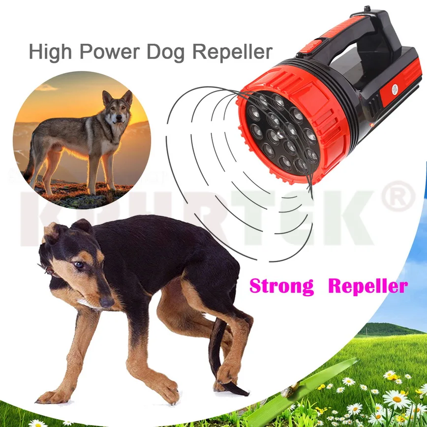 

Strong High Power 14 Heads Array Ultrasonic Dog Cat Chaser Stops Aminal Attacks Deterrent Dog Repeller 15-28nf