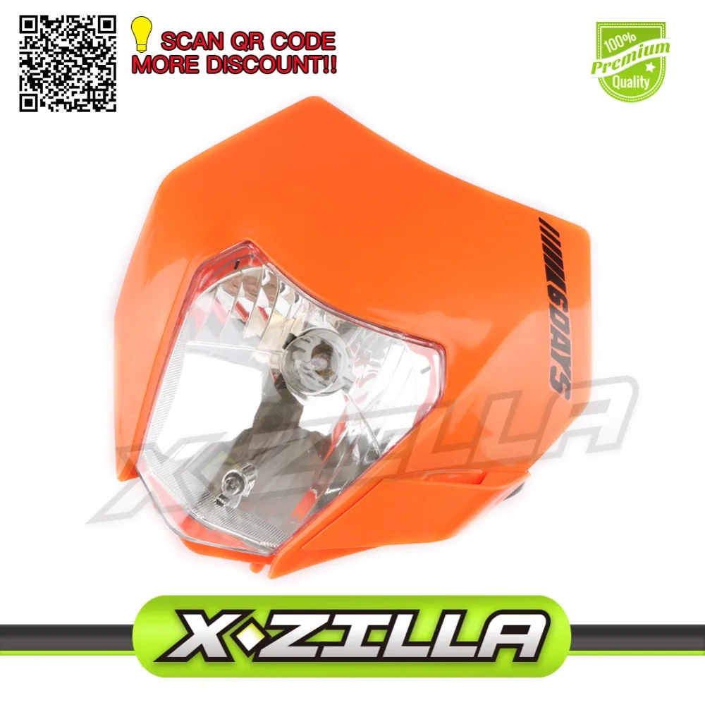 6 Six Days KTM Headlight Headlights for Off Road Motorcycle KTM
