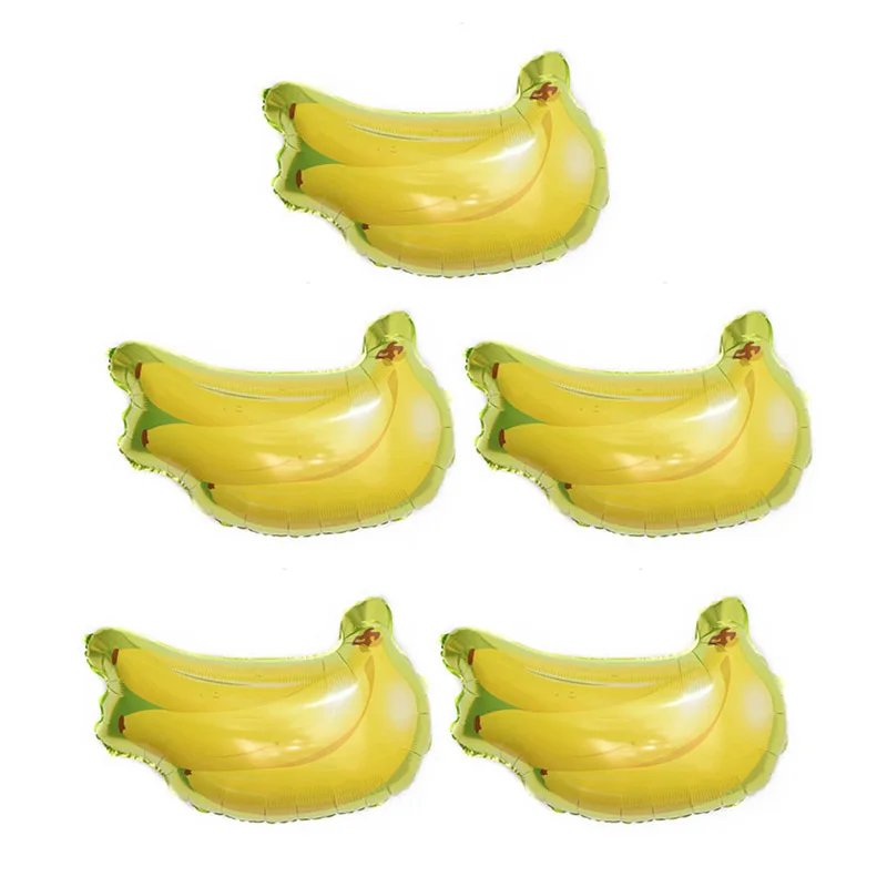 banana Горячий 5 шт./компл. фрукты воздушный шар из фольги алюминиевая фольга конфеты цветной воздушный шар идеальный подарок вечеринка по случаю Дня Рождения Свадьба SMD6 - Цвет: banana