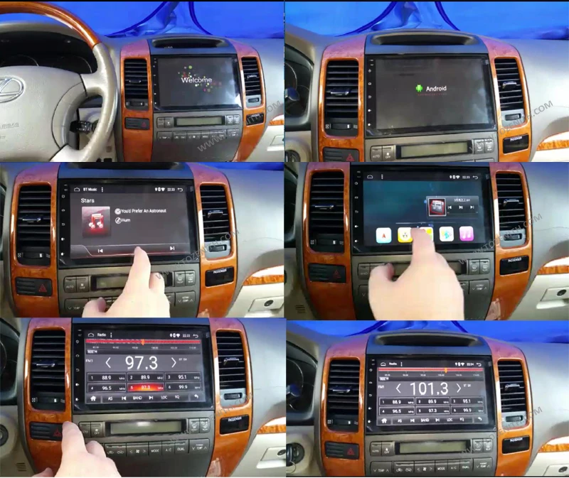 toyota prado 120 9inch android ips navigation (2)