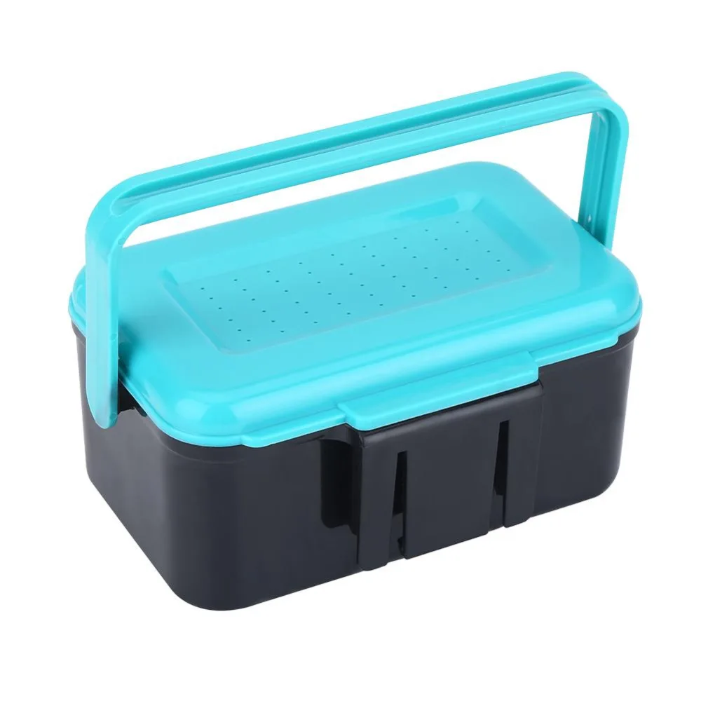 

Fishing Tackle Box ABS Plastic Multiple Layers Storage Fishing Bait Box Waterproof Lure Box Fishing Accessories Fishing Tackle