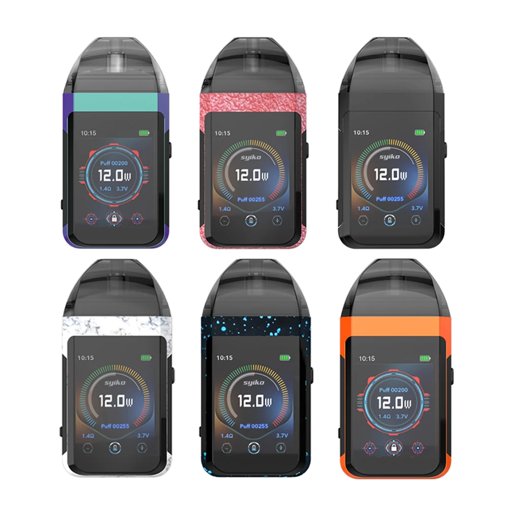 Оригинальная электронная сигарета Syiko SE Touch Pod Vape Kit 650 мА · ч встроенный