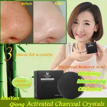 Уголь ручной работы мыло отбеливание кожи лица Мыло угрей Remover масла управление мыло