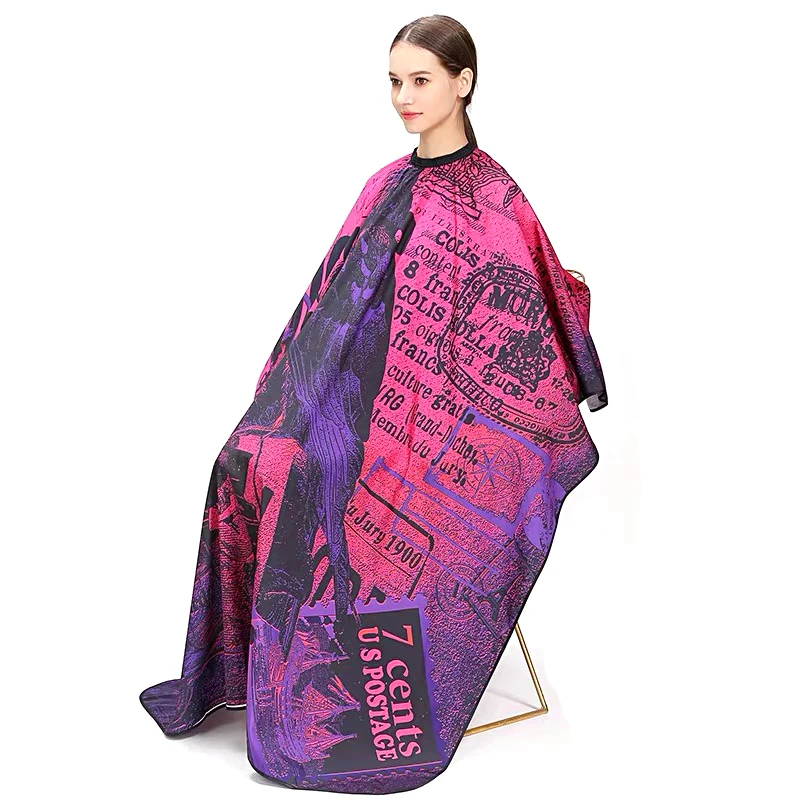 Louis Vuitton Designer Barber and Hairstylist Cape Pink/Black in