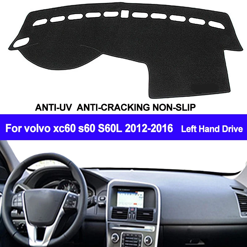 TAIJS Car Dashboard Cover For Volvo XC60 S60 S60L 2012 2013 2014 2015 2016 Dash Mat Pad DashMat Carpet ANti-UV NON-Slip | Автомобили и