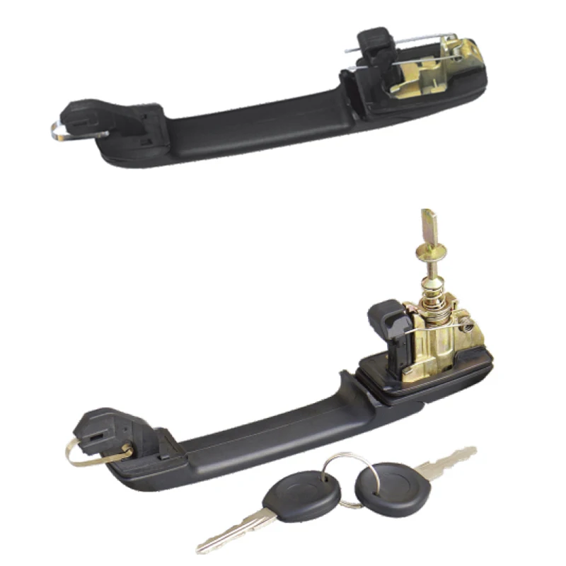 

Car Black Front rear Door Handle + lock key for VW Golf Mk3 Vento III W073 Right/Left 1H0837207 1H4839205